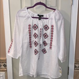 Embroidered blouse